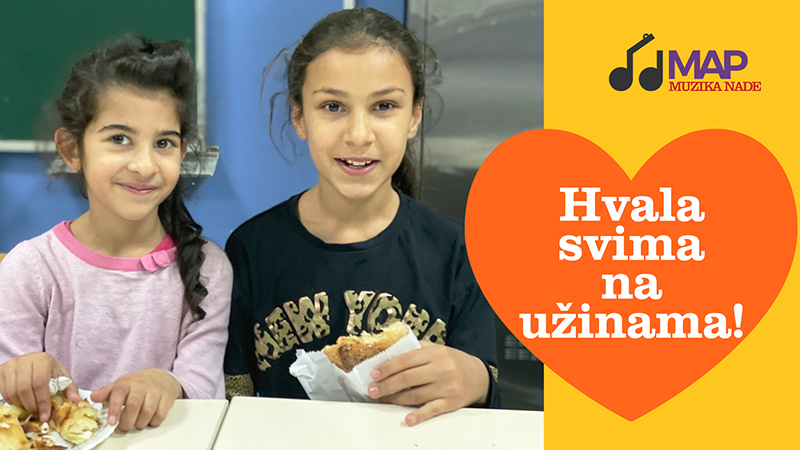 „Hleb i kifle” podržale akciju “Užina za muzičku družinu”